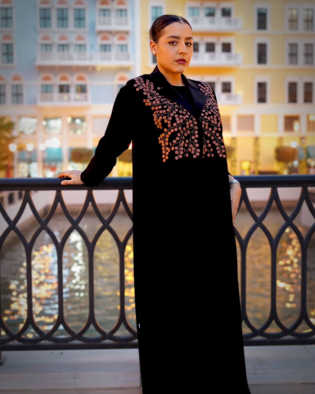 Modern Embroidered Abaya